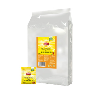 lipton立顿红茶独立包装80包商用茶包锡兰柠檬红茶官方授权店正品