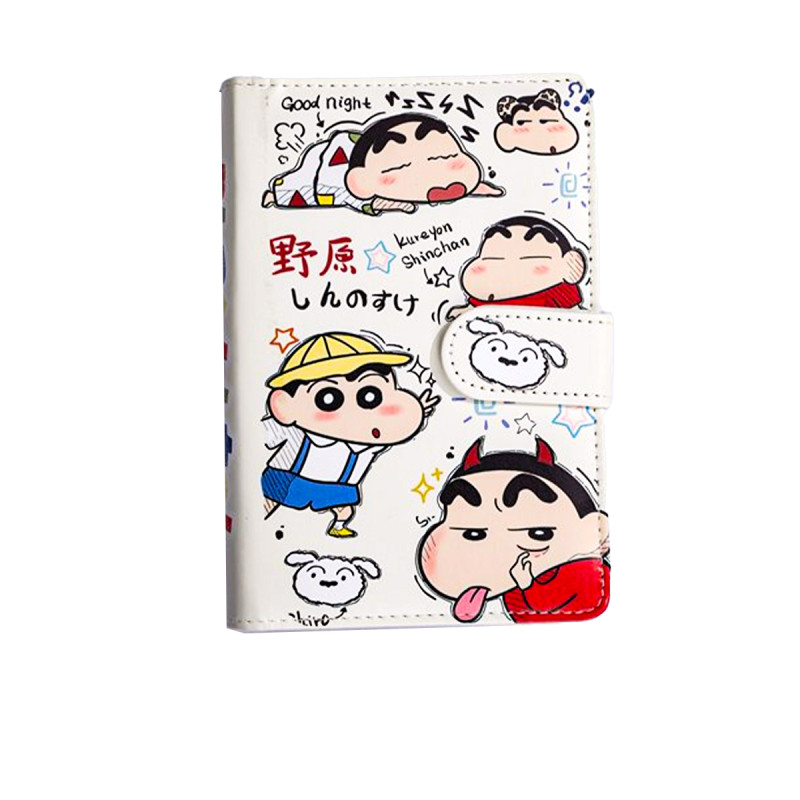蜡笔小新大容量存钱本现金存钱夹