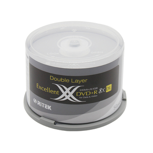 铼德8.5G光盘DVD+R DL 大容量DVD光盘8.5G刻录盘d9空白光盘空光碟
