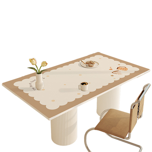 卡通简约桌布免洗防油防水pvc餐桌垫茶几台布长方形桌面隔热垫子