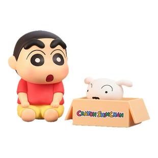 TOPTOY正版蜡笔小新小白的日常系列手办盲盒可爱生日礼物潮流摆件