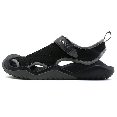 Crocs卡骆驰 舒适简约 运动拖鞋 男款 黑205289-001