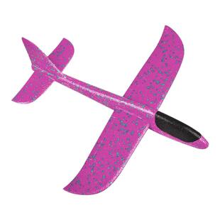 飞机模型可起飞手抛发光泡沫飞机儿童户外玩具纸飞机滑翔回旋耐摔