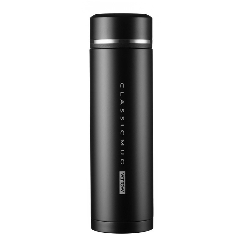 Vanow智能保温杯男高端商务陶瓷内胆便携车载泡茶水杯子定制礼物