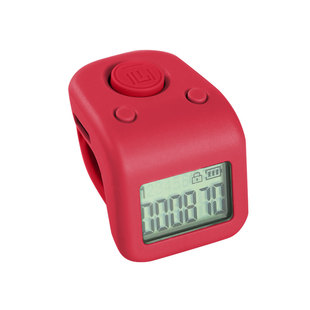 一心计数器夜光可充电手指数数器电子数显记数器手按戒指型点数器