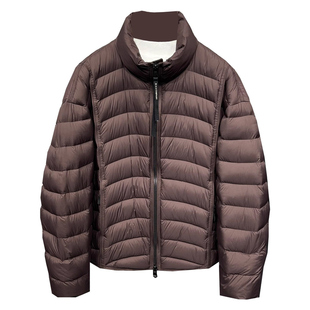 大码冬季轻薄立领排骨羽绒服男士潮牌时尚保暖青年90绒休闲外套男