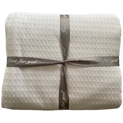 出口加厚透气纯棉蜂巢被套清仓