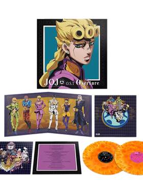欧版进口 菅野祐悟JOJO的奇妙冒险 黄金之风 动漫原声2LP黑胶唱片
