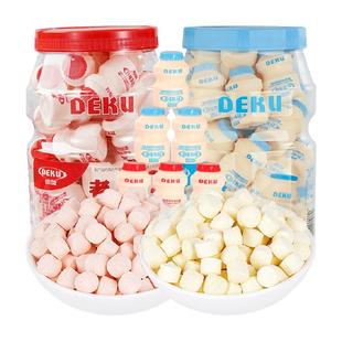 德酷老酸奶风味奶糖压片糖果草莓味儿童干吃片童年怀旧网红零食