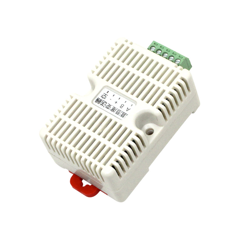 温湿度传感器卡轨工业级高精度液晶记录仪RS485探头变送器modbus