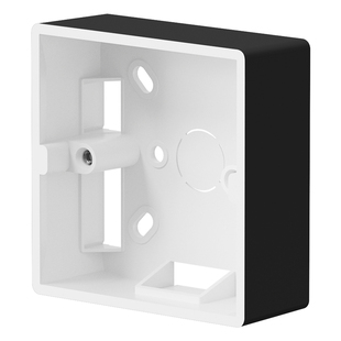 黑色开关盒子明装底盒86型明线盒家用接线盒明盒一二三四位布线盒