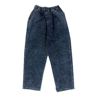 儿童纯棉柔软牛仔裤2026春季新款男童宽松直筒裤子中大童休闲长裤