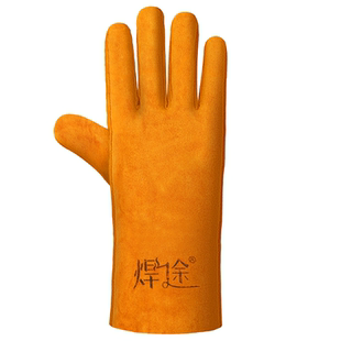 电焊手套牛皮耐高温焊工专用防烫柔软烧焊接工作无缝耐磨隔热二保