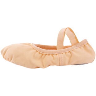 sansha三沙舞蹈鞋女软底儿童练功鞋猫爪鞋弹力免系带芭蕾鞋形体鞋