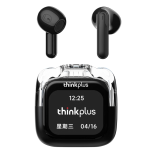 thinkplus小彩盒智能触屏蓝牙耳机LP70 pro 半入耳式降噪低延迟