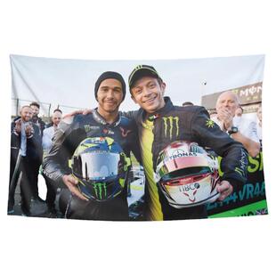 Moto GP赛车瓦伦蒂诺罗西46周边定制装饰海报背景布挂布墙布挂毯