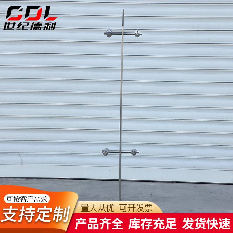 304不锈钢栏杆立柱 商场楼梯扶手家用楼梯工程玻璃阳台单刀头立柱