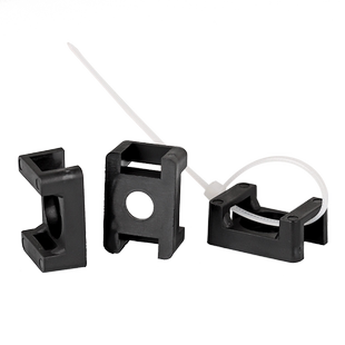 扎带固定座卡扣理线器马鞍型线卡马鞍形线夹电线螺丝尼龙塑料卡子