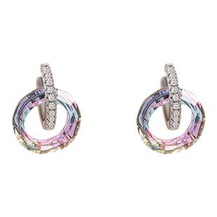 戚薇同款圈圈耳环女轻奢高级感气质大气耳钉独特耳饰2026新款爆款