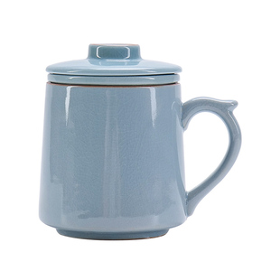 汝窑办公杯万里河山礼盒情侣杯文创杯子新婚毕业生日礼物伴手礼品