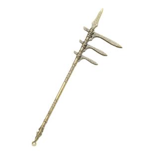 12cm中国古代迷你冷兵器丈八蛇矛鲁智深水磨禅杖三叉戟方天画戟