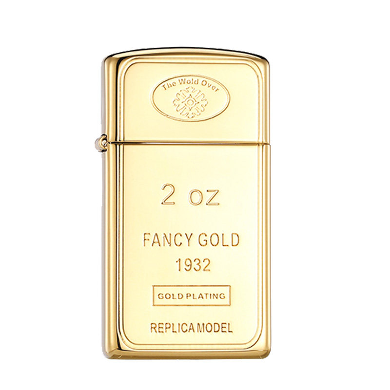 ZIPPO18K小金条纤巧窄机