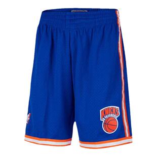 MN尼克斯队91-92赛季球裤复古美式经典球迷版正品运动短裤男NBA