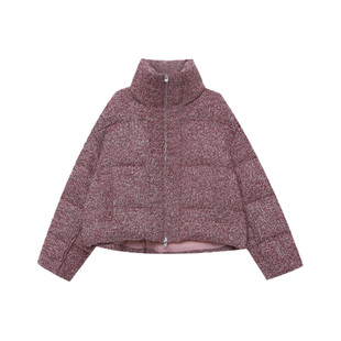 木岸muan香奶奶羽绒服定制羊毛90白鸭绒冬季保暖外套女D-JD-8606