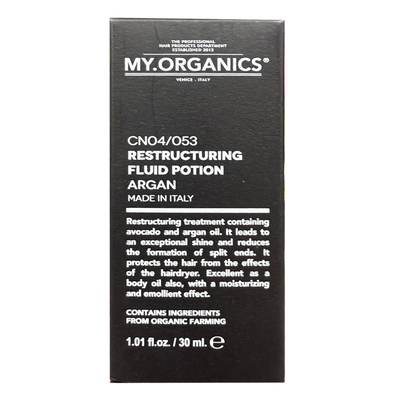 章小蕙摩洛哥myorganics护发精油