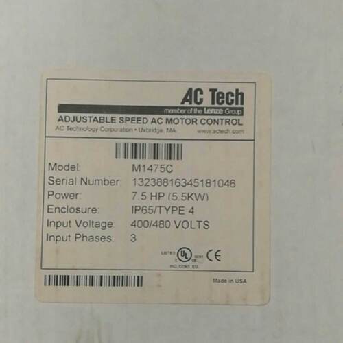 议价M1475C ACTECH变频器煤炭产专用