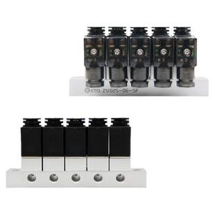 气动二位二通电磁控制阀2V025-06/08多路式电磁阀组多进多出负压