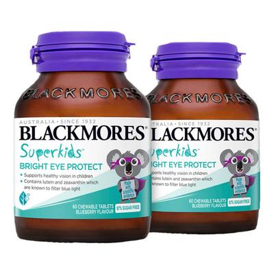 BLACKMORES小超人护眼叶黄素咀嚼片60片*2