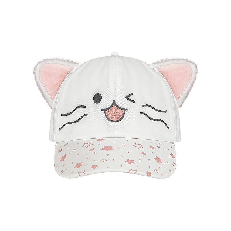 可爱猫耳防晒棒球帽女款夏季
