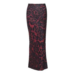 高级感豹纹印花鱼尾半身裙2026夏季新款辣妹性感修身显瘦包臀长裙