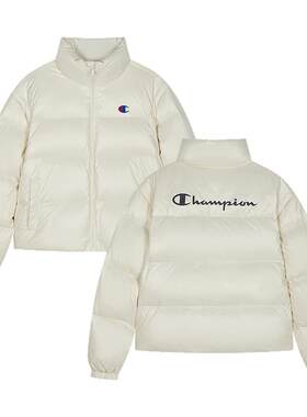 Champion冠军拉链保暖羽绒马甲女