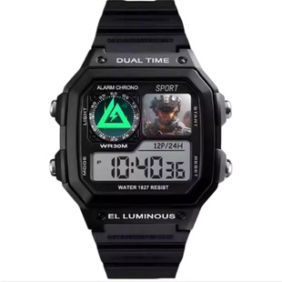 三角洲行动手表学生运动腕表游戏骇爪威龙周边闹钟男生生日礼物