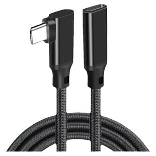 typec延长线弯头公母线typec接口数据线全功能20gbps充电加长适用耳机手机拓展坞switch底座笔记本电脑显示器