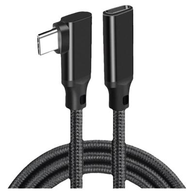 typec延长线弯头公母线typec接口数据线全功能20gbps充电加长适用耳机手机拓展坞switch底座笔记本电脑显示器