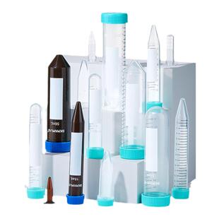 BKMAMLAB无菌塑料离心管避光带书写区刻度螺旋盖样品EP管实验室灭菌离心管平尖圆底10ml15ml50ml100ml