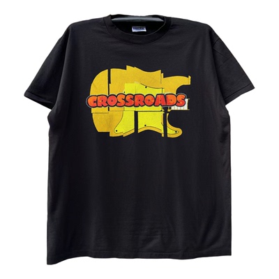 Crossroads吉他音乐节波普艺术vintage古着暗黑美式复古短袖T恤