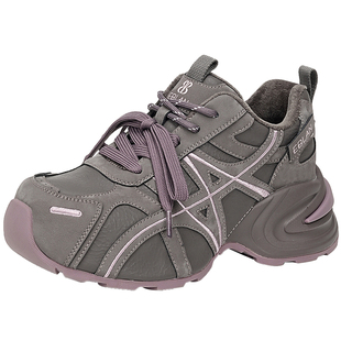 EBLAN/伊伴厚底老爹鞋女加绒2026冬季新款保暖棉鞋休闲百搭运动鞋