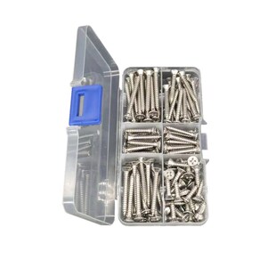 自攻钉盒套装不锈钢自攻螺丝十字沉头螺丝螺钉木螺丝平头螺丝钉M4