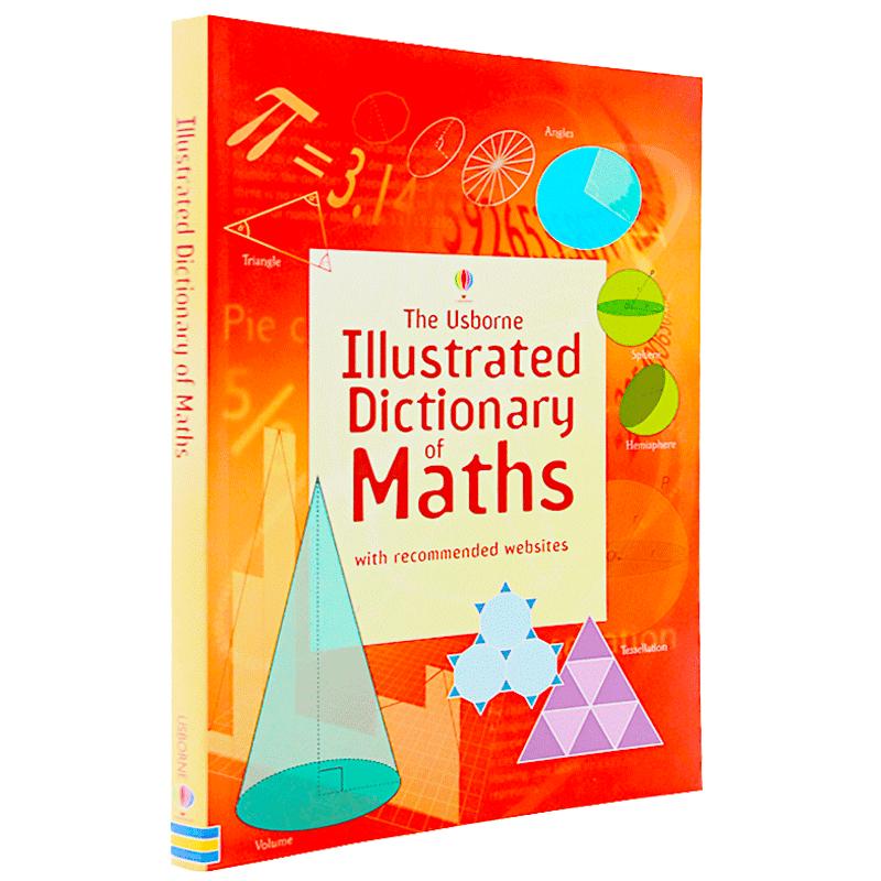 进口英文原版绘本 Usborne Illustrated Dictionary of Maths 全彩插画版 数学词典 Usborne彩虹出版社