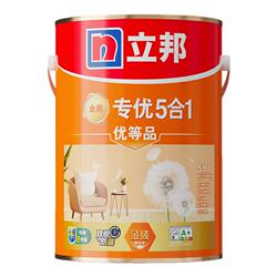 立邦金装五合一内墙漆无甲醛家用乳胶漆5L