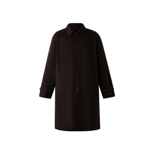 SCOFIELD男装25年秋冬新品时尚都市中长款翻领羊毛混纺毛呢大衣