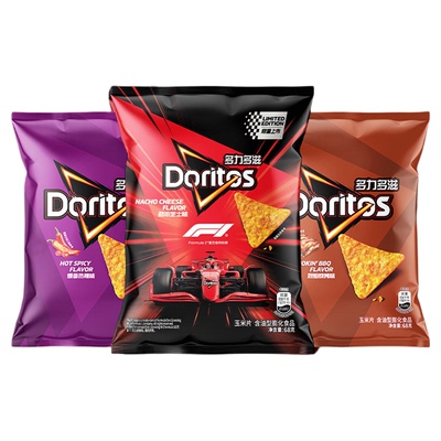 F1联名多力多滋膨化零食3包
