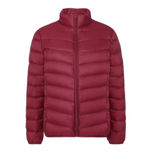 中老年人超轻排骨薄款羽绒服女加肥大码保暖小个子外套胖妈妈冬装