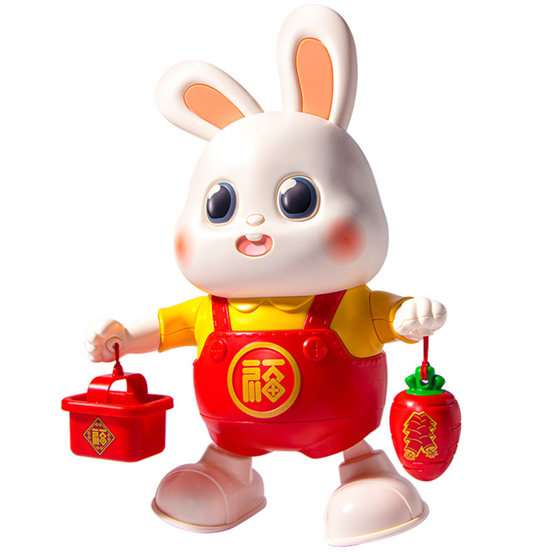 USB充电跳舞小兔子遥控早教