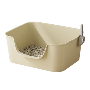 浴缸式巨型猫砂盆半封闭超大号幼猫屎盆子防臭防外溅猫厕所猫咪用