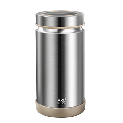 德国304不锈钢加厚茶叶罐密封罐